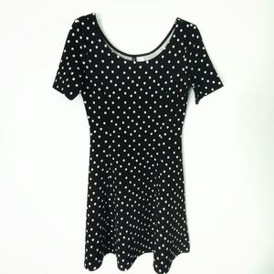 NWOT H&M Divided Polka Dot Skater Dress